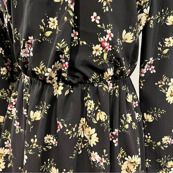 Promesa long sleeve floral mini dress size small - Picture 4 of 14